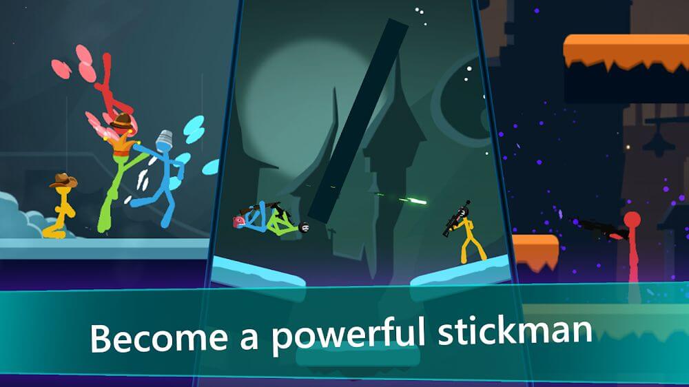 Stickman Fighter Infinity Mod 1.67 APK for Android Screenshot 1