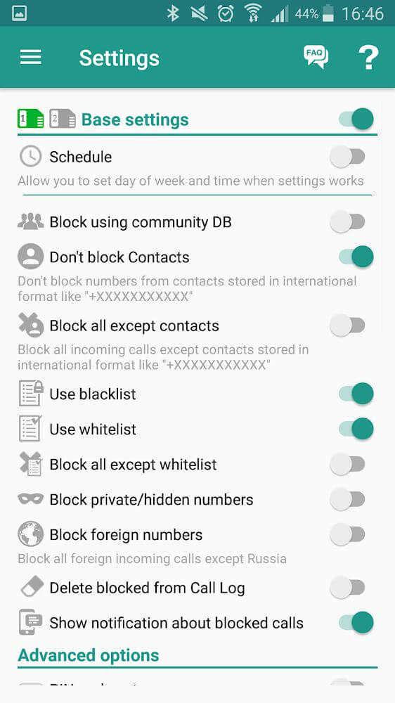 Stop Calling Me – Call Blocker Mod 2.3.21 APK feature