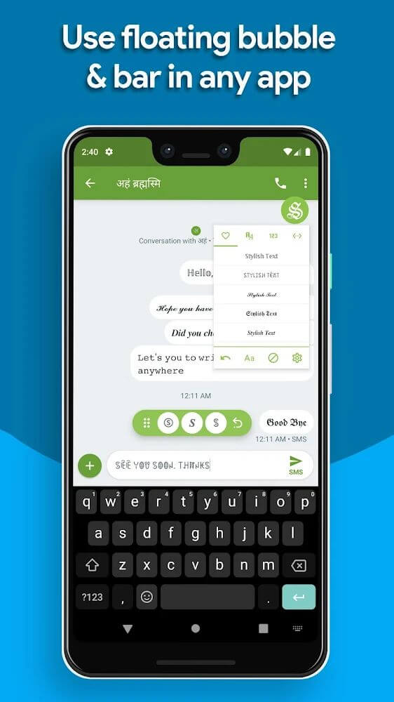 Stylish Text Mod 2.5.8-gms APK for Android Screenshot 1