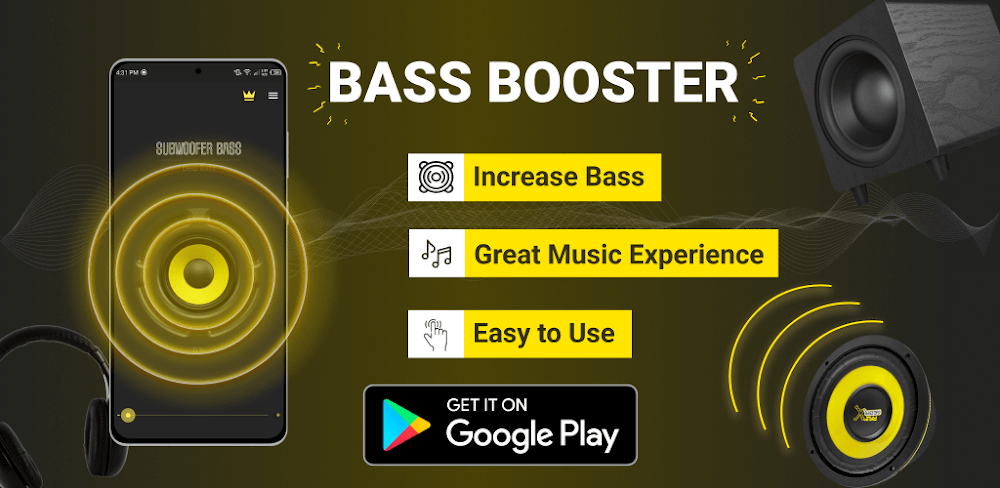 Subwoofer Bass Mod 3.5.7 APK feature