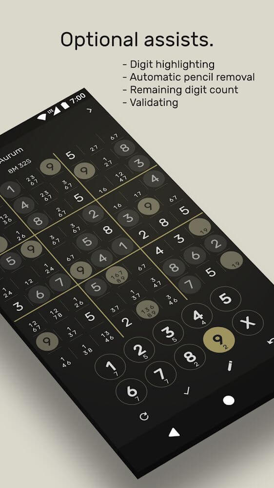 Sudoku – The Clean One 2.3.3 APK feature