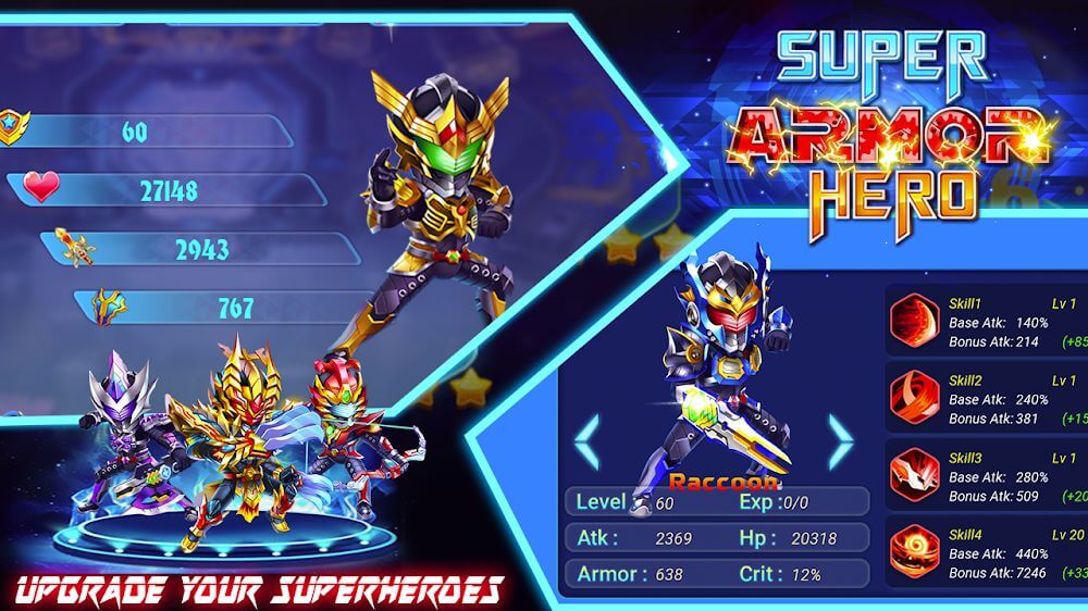 Superhero Armor 1.1 APK feature