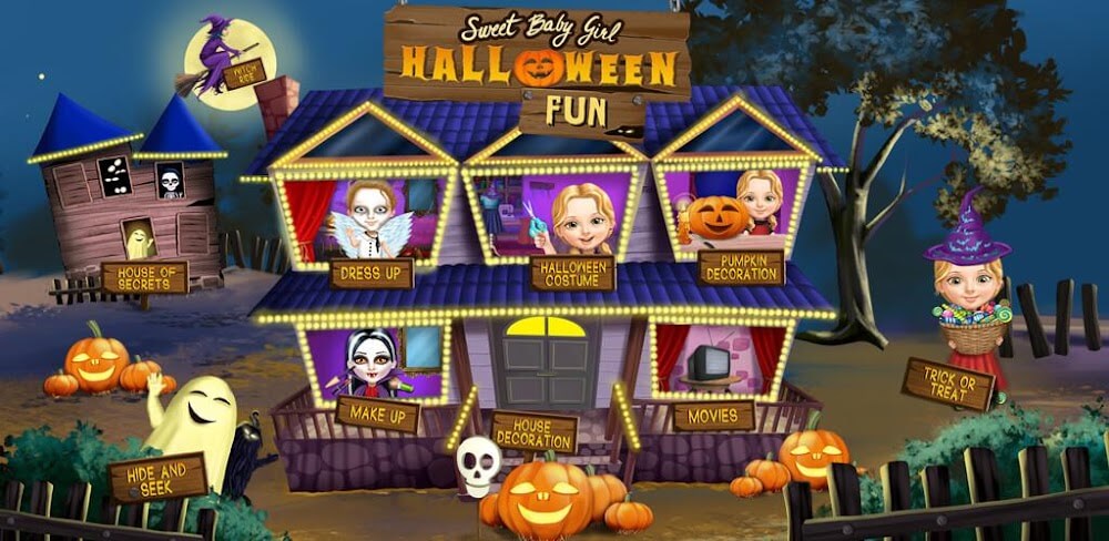 Sweet Baby Girl Halloween Fun Mod 4.0.30018 APK feature