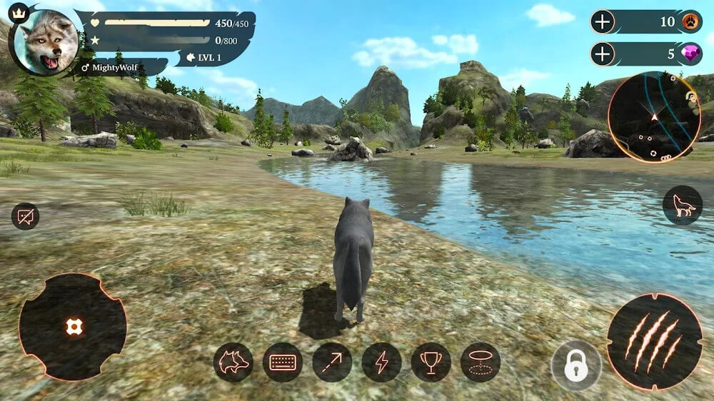 The Wolf Mod 3.2.1 APK feature