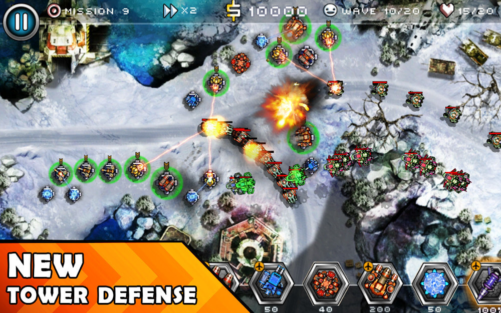 Tower Defense Zone 2 Mod 1.2 APK for Android Screenshot 1