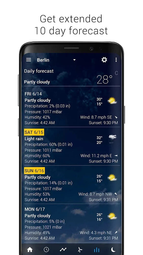 Transparent clock weather Pro Mod 6.78.0 APK for Android Screenshot 1