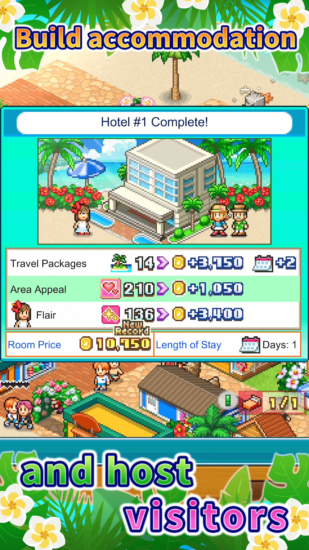 Tropical Resort Story 1.3.0 APK feature