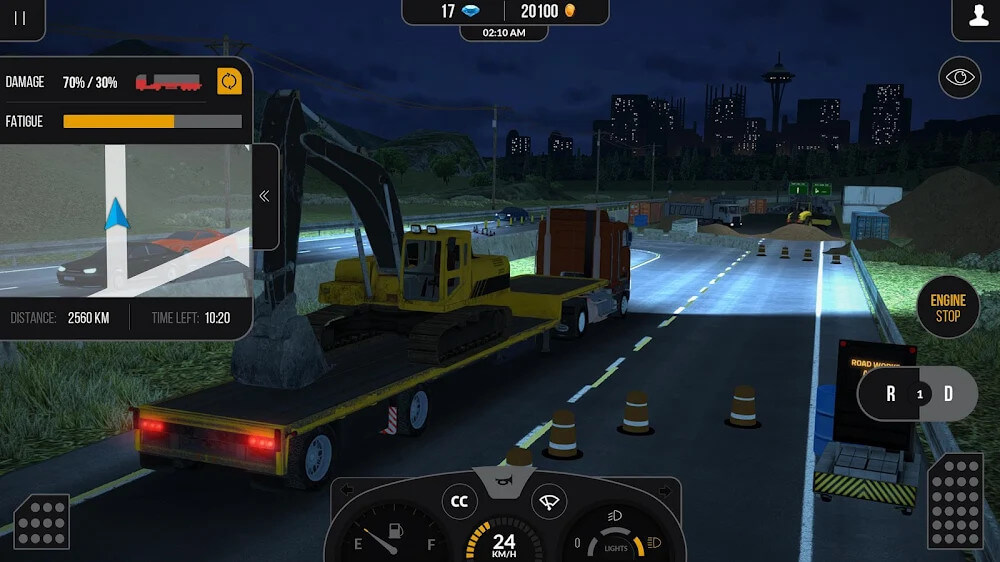 Truck Simulator PRO 2 Mod 1.9 APK feature