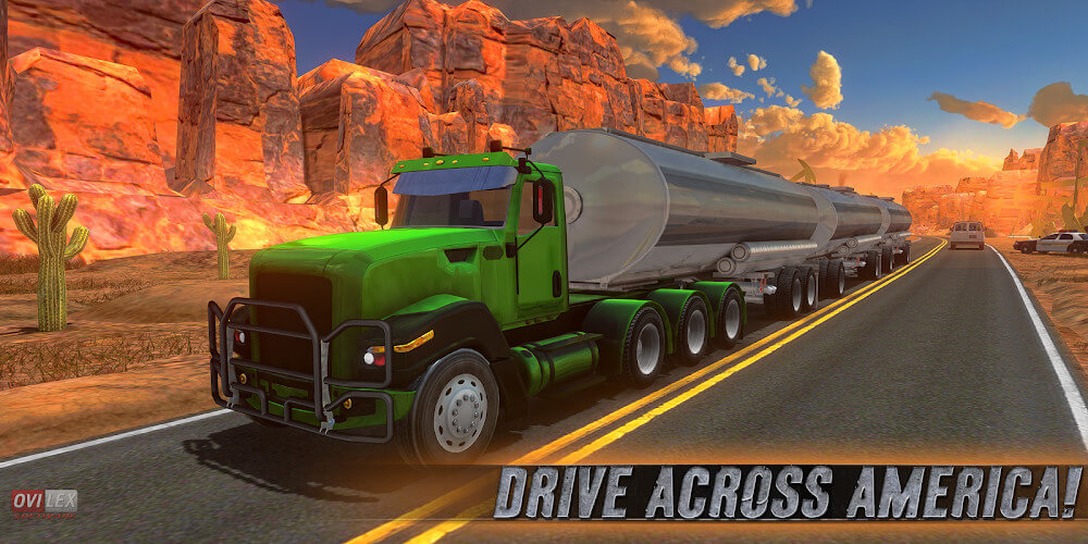 Truck Simulator USA Mod 9.9.2 APK for Android Screenshot 1