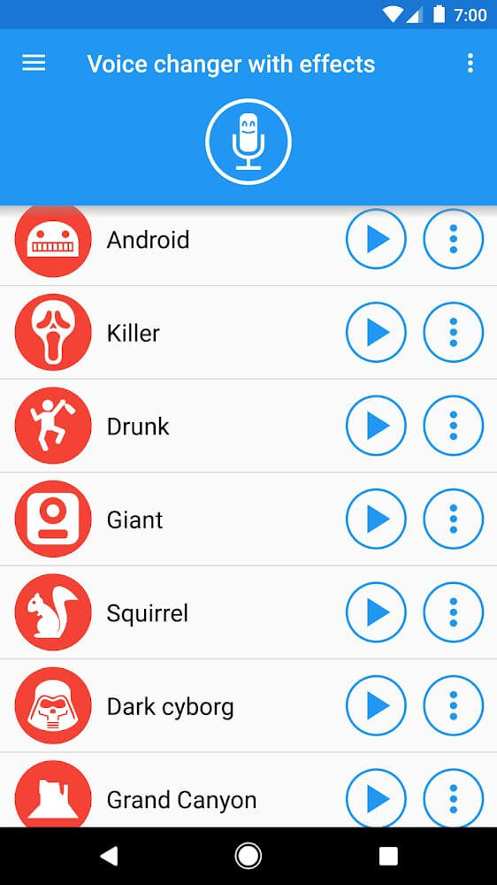 Voice Changer With Effects Mod 4.1.1 APK feature