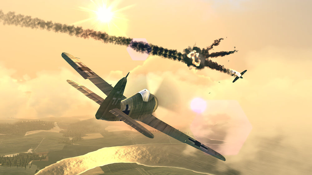 Warplanes: WW2 Dogfight Mod 2.3.5 APK for Android Screenshot 1