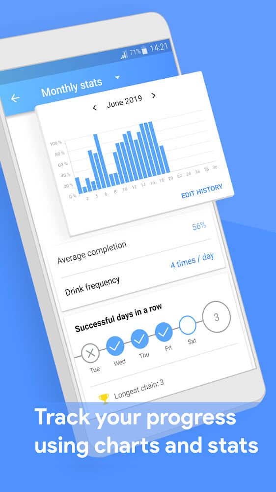 Water Tracker 2.12 APK feature