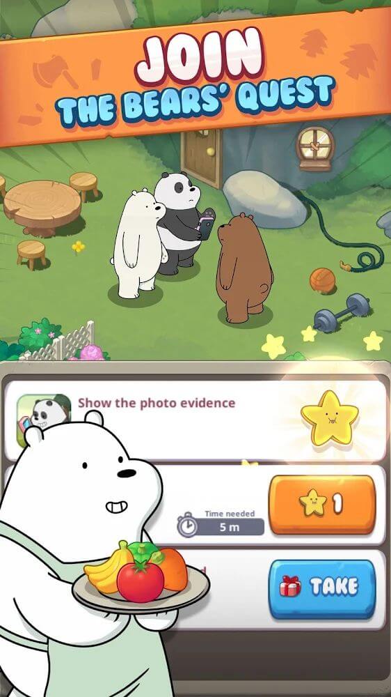 We Bare Bears Match3 Repairs Mod 2.4.8 APK for Android Screenshot 1