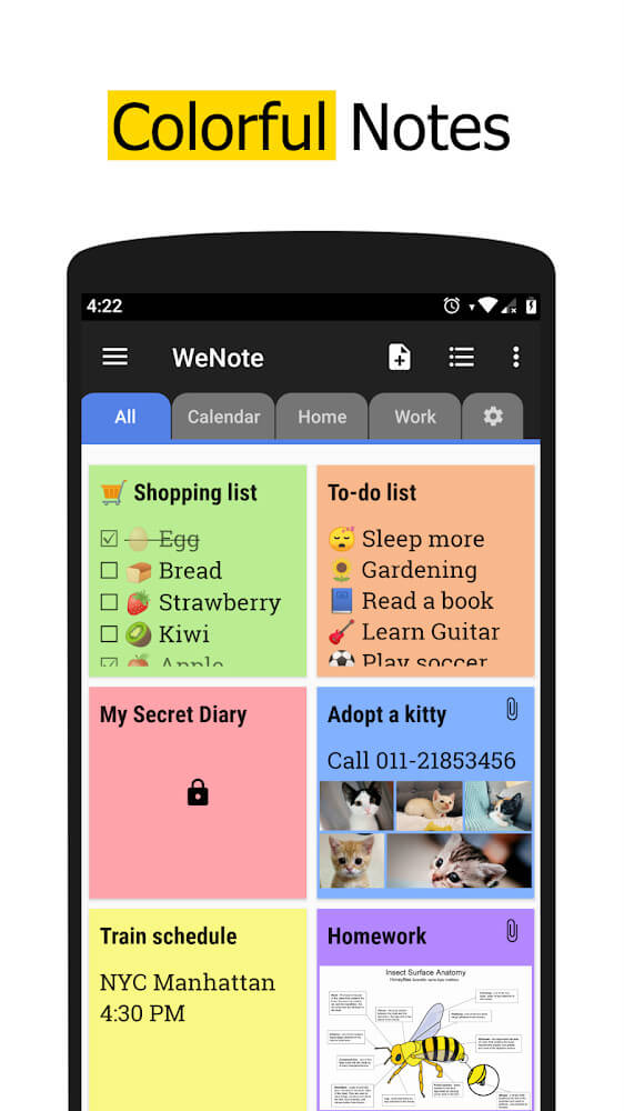WeNote Mod 5.70 APK for Android Screenshot 1