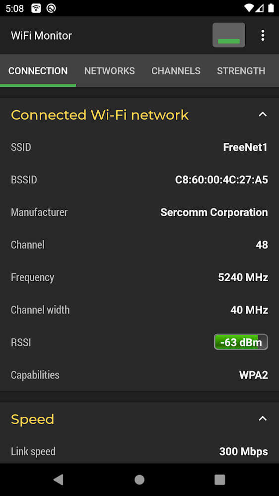 Wi-Fi Monitor Pro Mod 2.6.18 APK feature