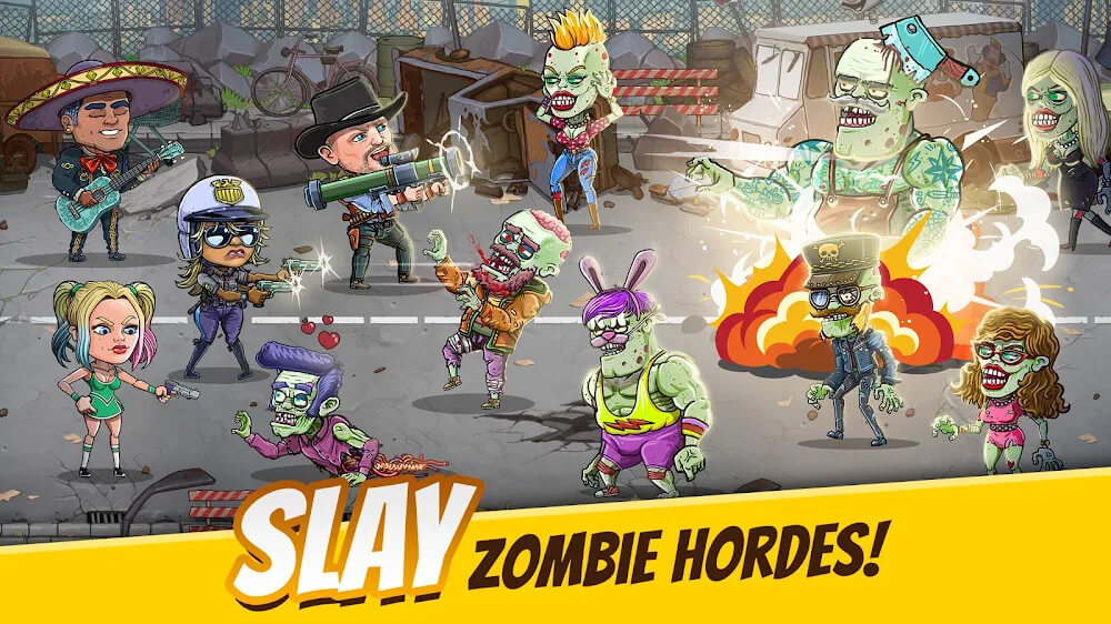 Zombieland: AFK Survival Mod 4.0.3 APK for Android Screenshot 1